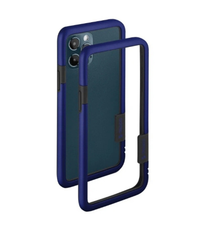 Бампер для iPhone 12/12 Pro Deppa Soft Bumper Синий (870053)