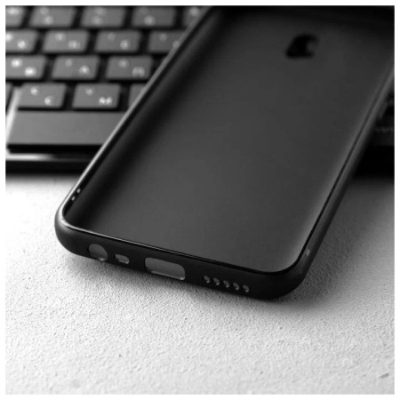 Накладка для Xiaomi Redmi 8A INNOVATION черная матовая