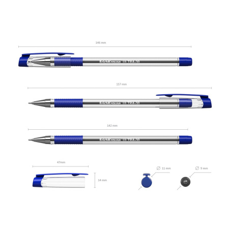 Ручка шариковая Erich Krause "Ultra L-30 Stick&Grip" 0,7мм., синяя (19613) Ручка шариковая Erich Krause "Ultra L-30 Stick&Grip" 0,7мм., синяя (19613)