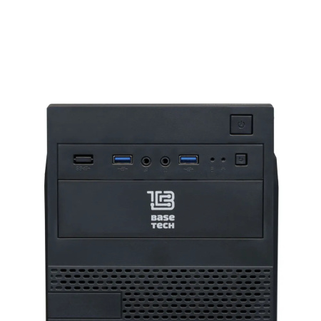 Корпус mATX Б_БП BaseTech M3408 (2*USB3.0,Audio,черный)[BT-M3408-B]