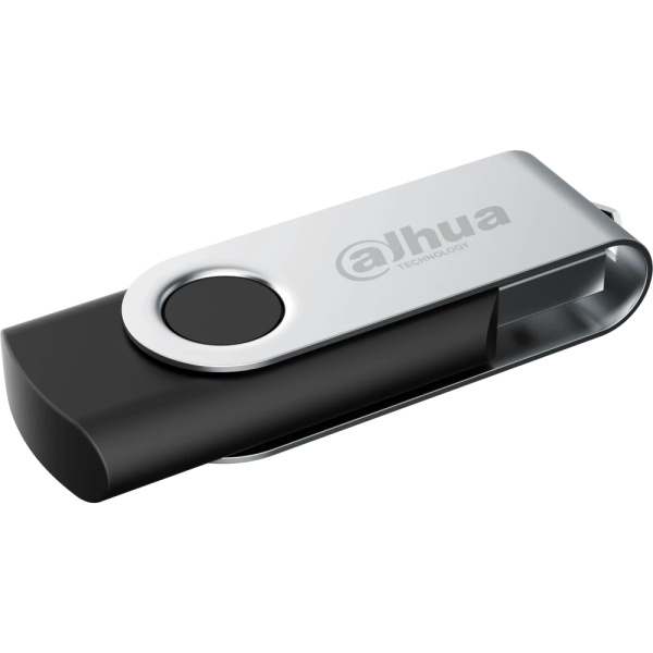 Флеш-накопитель USB2.0 64Gb Dahua U116 (DHI-USB-U116-20-64GB) черно-серебристый поворотный 20/10 Мб/с