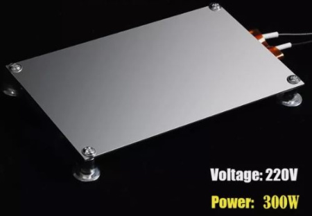 Нагреватель для монтажа-демонтажа SMD светодиодов 12*7см, 250°С, 300вт