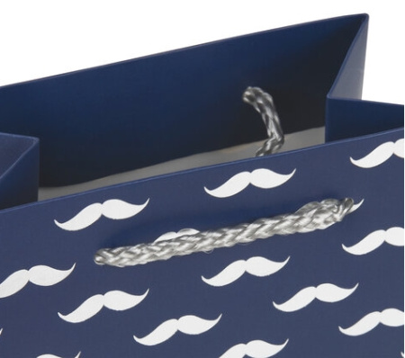 Пакет подарочный "Man Style" 11,4x6,4x14,6см, синий, Золотая Сказка 608243