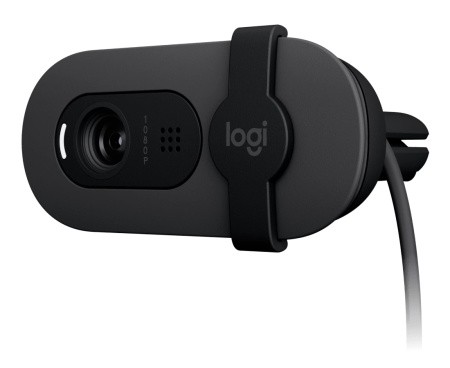 Веб-камера Logitech Brio 105 (960-001590/960-001592) графитовый 2Mpix (1920x1080) USB2.0 с микрофоном