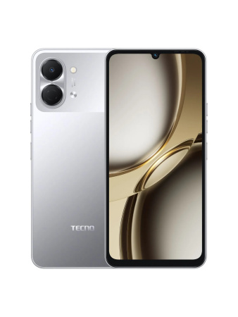 Смартфон Tecno Spark Go 3 4Гб 64Гб Titanium Grey 6.75", IPS, 1600*720, 2*1.8+6*1.6ГГц, 13Мп, 8Мп, 4G, 5000мАч, And 15