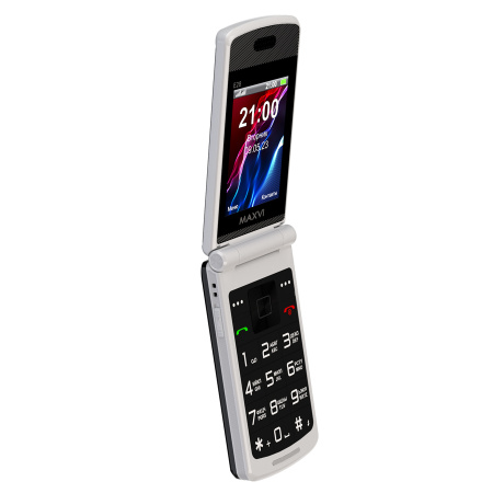 Сотовый Maxvi E28 Black 2sim/2.8+2.4"/320*240/microSD/0.3МП/Bt/раскладушка