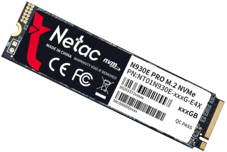 Накопитель SSD Netac PCIe 3.0 x4 128GB NT01N930E-128G-E4X N930E Pro M.2 2280