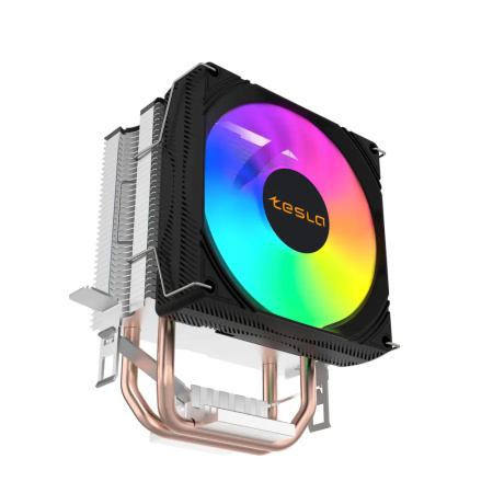 Кулер S115x/1366/1200/1700/AMx TESLA SHADOW 902 FRGB (110W/92mm/600-1800rpm/FRGB)