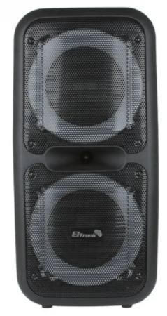 Портативная колонка ELTRONIC 20-07 DANCE BOX 200 динамик 8" 2шт. 80Вт, Bluetooth, TWS, FM, USB,  mic