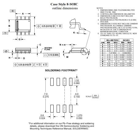 микросхема LM358ADR Texas Instruments, 2*ОУ, SO8