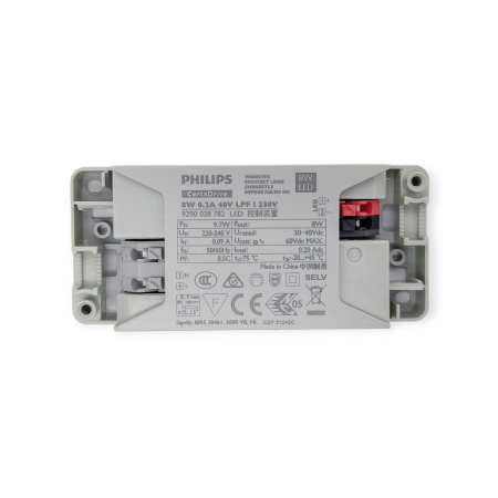 Драйвер светодиодный (LED)  200мА, 30..40в, 8вт, IP20, Philips CertaDrive 8W LPF 9290028782