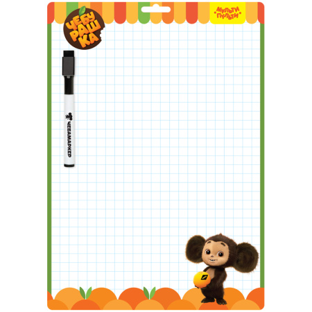 Доска для рисования 24*34см. Мульти-Пульти "Чебурашка" с маркером ЧБ_53264