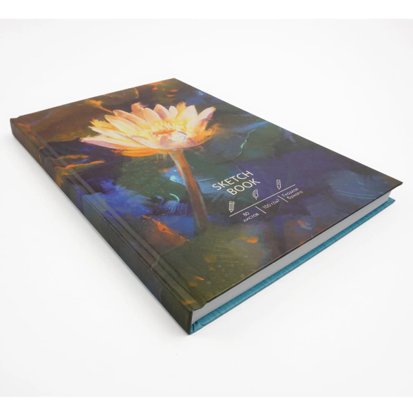 Скетчбук 80л., А5, Эксмо "Нимфея", 100г/м2 (Т5805299)