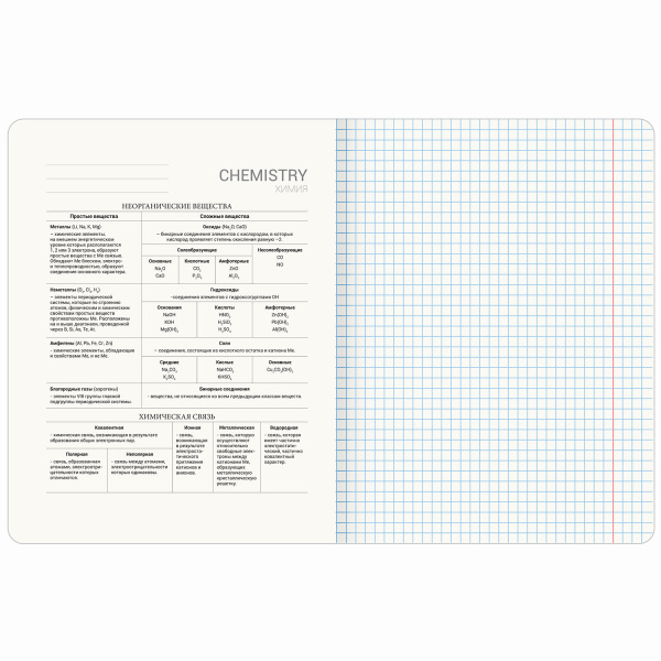 Тетрадь предметная 48л. Anime Girls "Химия" BRAUBERG 