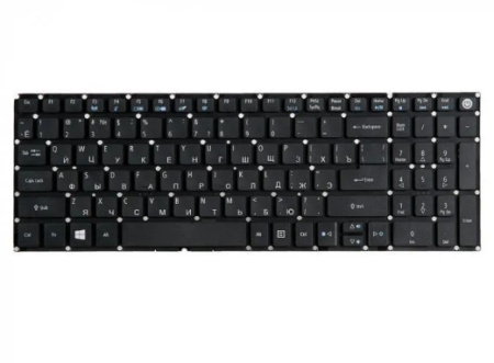 Клавиатура Acer Aspire E5-573, E5-722, F5-571 черная, с подсветкой