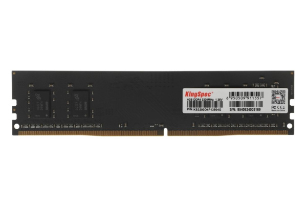 Модуль памяти DIMM DDR4 4Гб 3200МГц Kingspec (KS3200D4P13504G) CL22