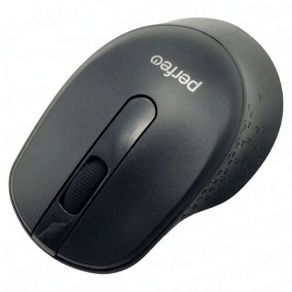 Мышь беспроводная Perfeo DEFI (B3414) оптическая, 3кн., 1200dpi, бесшумная, черный