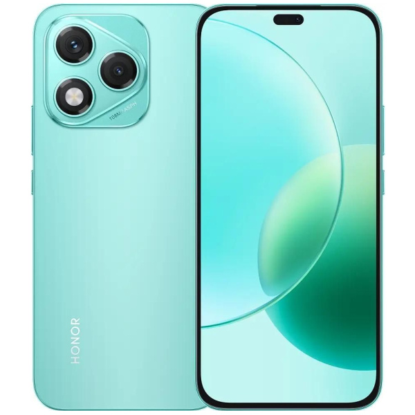 Смартфон Honor 400 Lite 8Гб 256Гб Вельветовый бирюзовый 6.7", AMOLED, 2412*1080, 2*2.5+6*2Ггц, 108+5МП, 16Мп, NFC, 5G, 5230мАч, And 15