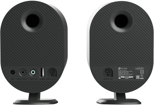 Актив.колонки 2.0 Оклик OK-303A 20Вт,питание от сети, Bluetooth, черный