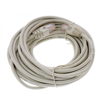 Патч-корд 20м кат_5E UTP серый