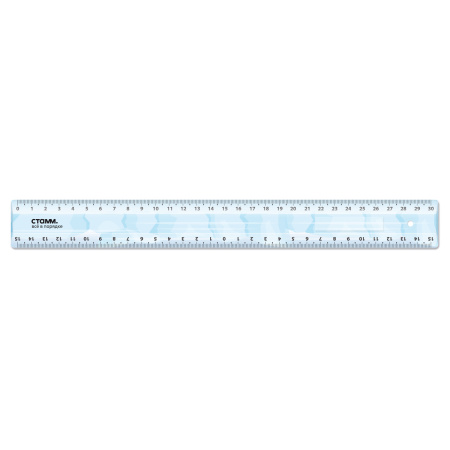 Линейка 30см. СТАММ "Лед" ЛН-31425