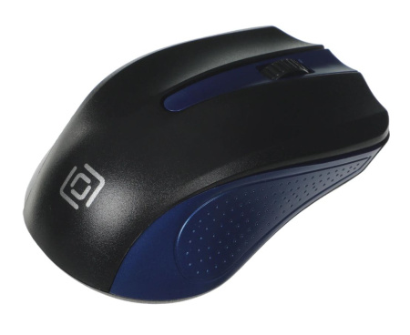 Мышь беспроводная Oklick 485MW оптическая, 1200dpi, радиус действия до 10м, Black/Blue