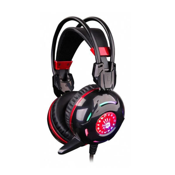 Игровая гарнитура A4Tech Bloody G300 мониторные, 32Ом, 100дБ, кабель 2.2м, Black/Red