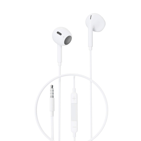 Гарнитура Perfeo REPRO внутриканальные, белый, с управлением звуком (PF_B4184)