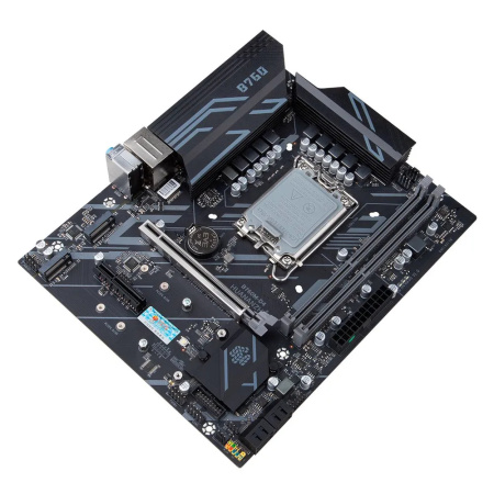 Мат.плата S1700 B760 HUANANZHI B760M-D4-A (mATX,,2DDR4,2M.2,PCI-E16,PCI-E,4SATA3,VGA,HDMI,DP,PC3200)