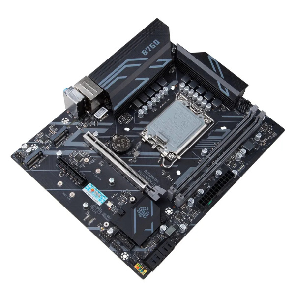 Мат.плата S1700 B760 HUANANZHI B760M-D4-A (mATX,,2DDR4,2M.2,PCI-E16,PCI-E,4SATA3,VGA,HDMI,DP,PC3200)