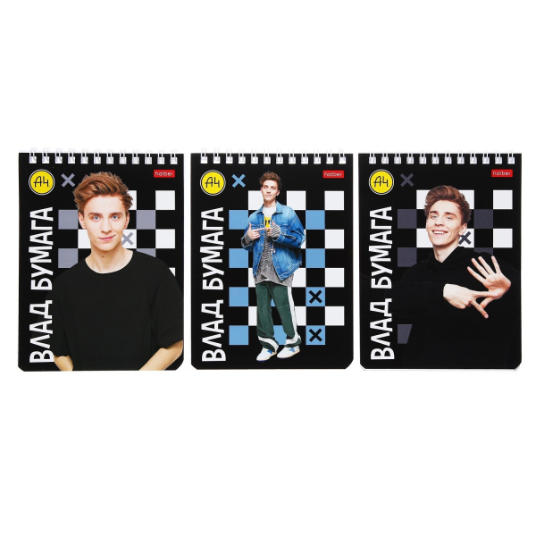 Блокнот Hatber А6 40л. "Влад А4" (40Б6В1гр)