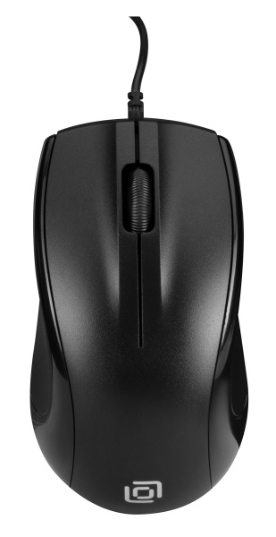Мышь USB Oklick 185V2 оптическая (1000dpi) (3but) Black