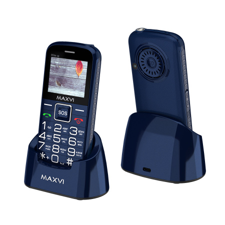 Сотовый Maxvi B5ds up Blue 2sim/2"/220*176/microSD/0.3МП/1500мАч/моноблок