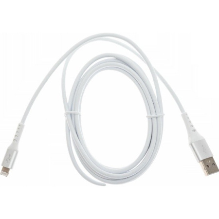 Кабель Lightning (m) - USB(m) Cactus, 2.0м, белый (CS-LG.USB.A-2) блистер