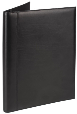 Папка адресная ALLIANCE из натуральной кожи без надписи, черная 7-40 (124790) Папка адресная ALLIANCE из натуральной кожи без надписи, черная 7-40 (124790)