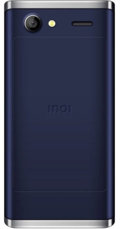 Сотовый INOI 249S Синий 2sim/2.4"/32Mb/microSD/0.1Мп/Bt/1000мАч/слайдер