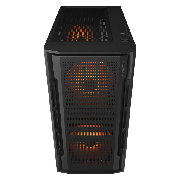Корпус mATX Б_БП Cougar Uniface Mini RGB (USB, Audio, 2x140mm, 1x120mm ARGB Fan Hub,черный)[Uniface Mini RGB]