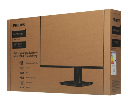 Монитор 27"/Philips/27E1N1300A/Черный/IPS/1920*1080/100 Гц/HDMI/Мультимедиа/ USB hub