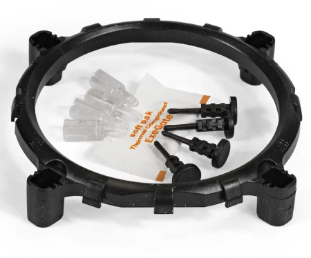 Кулер S115х/775/1200/1700/1851/AMx ExeGate Wizard EE91-BLUE (75W/90mm/2200rpm/Al/Blue Led)