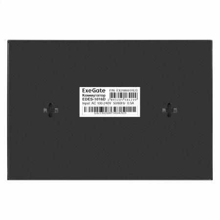 Коммутатор ExeGate EDES-1016D 16-port 10\100_Mbps металлический корпус