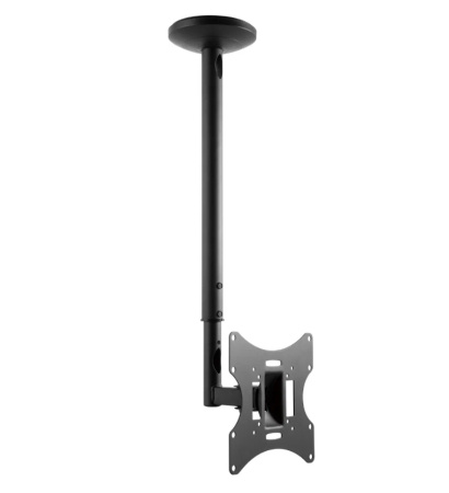 Кронштейн ITECHmount CELB 202R черный потолочный, для тв,23-42",до 30кг,от потолка 608-858 мм, с функцией наклона -20°~ +20°,и поворота -90°/+90° VES