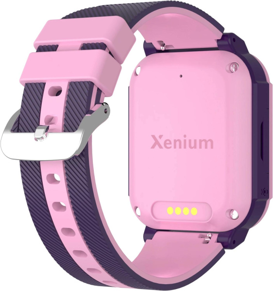 Смарт-часы Xenium W600 1.83" AMOLED корп.розовый рем.фиолетовый (CTW600PK/00)