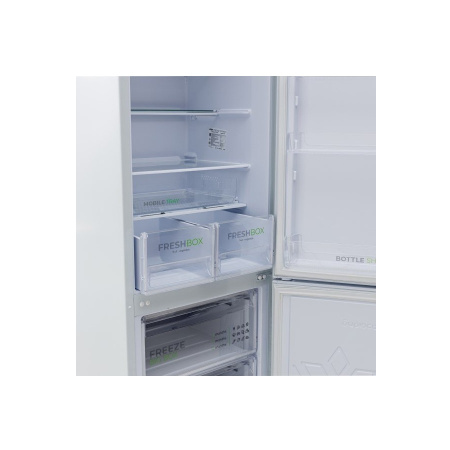 Холодильник Бирюса 6132 White, 2 камеры, 330/245/85л, 60x62.5x180, класс A, автоматическое 