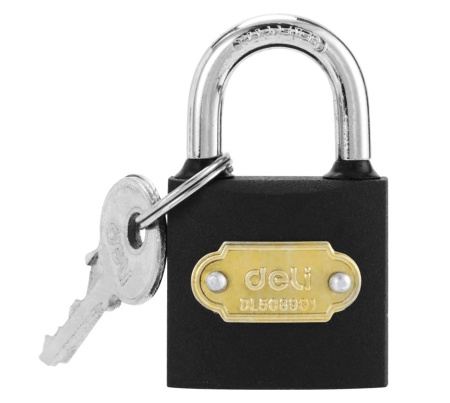 Замок навесной Deli DL508901 стальной, 32мм