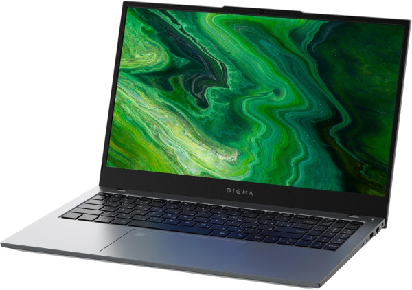 Ноутбук Digma Pro Fortis M Core i7 1255U 16Gb SSD512Gb Intel Iris Xe graphics 15.6" IPS FHD (1920x1080) Windows 11 Pro grey WiFi BT Cam 4250mAh (DN15P7-ADXW04)
