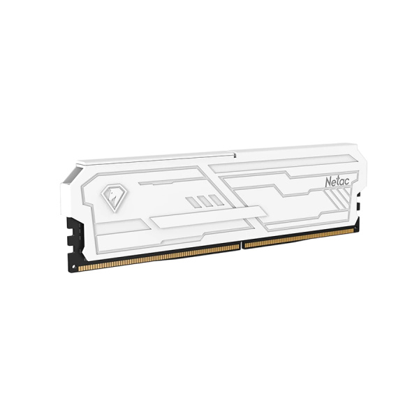 Модуль памяти DIMM DDR5 16Гб 6400МГц Netac Shadow III (NTSHD5P64SP-16W) CL32 (белый радиатор)