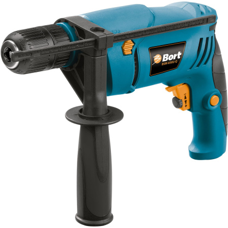 Дрель ударная Bort BSM-650U-Q 650Вт, 2800 об/мин, парон 1,5-13мм, реверс