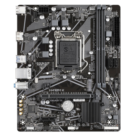 Мат.плата S1200 Q470 Gigabyte H410M K 2.0 (mATX,2DDR4,M.2,PCI-E16,PCI-E,HDMI,PC2933)