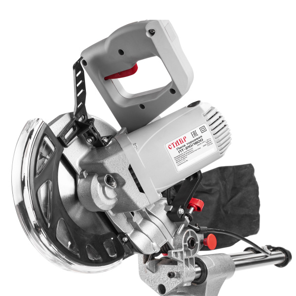 Пила торцевая Ставр ПТ-210/1800 1800Вт, 5000 об/мин, диск 210мм, посадка 25,4мм, глубина пила 55мм