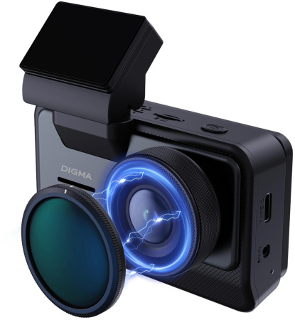 Видеорегистратор Digma FreeDrive 415W max черный 4Mpix 2160x3840 170гр. Novatek 96670